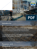 Foundation Engineering and Its Types by Aras