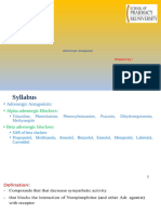 Adrenergic Antagonist