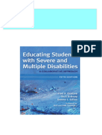 Full Educating Students With Severe and Multiple Disabilities A Collaborative Approach Fred P. Orelove Ebook All Chapters