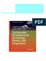 PDF Sustainable Development For Energy Power and Propulsion 1st Edition Ashoke de Download