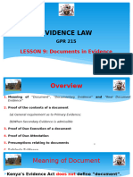 Evidence Law 2