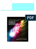 (FREE PDF Sample) SOLUTIONS MANUAL FOR GUIDE TO ENERGY MANAGEMENT 8th Edition International Version Klaus Dieter E. Pawlik Ebooks