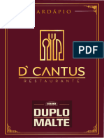 Cardapio D' Cantus