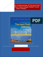 Solution Manual For Fundamentals of Thermal-Fluid Sciences, 5th Edition, Yunus Cengel, Robert Turner John Cimbala