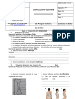 Controle Continu N°2 Classe 4e 2024-2025