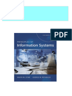 Instant Download Principles of Information Systems Ralph Stair PDF All Chapters