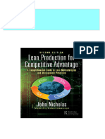 Lean Production For Competitive Advantage A Comprehensive Guide To Lean Methods and Management Practices Nicholas All Chapter Instant Download