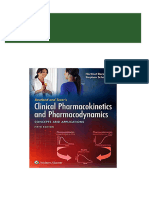 (Ebook PDF) Rowland and Tozer's Clinical Pharmacokinetics and Pharmacodynamics: Concepts and Applications 5th Edition All Chapters Instant Download