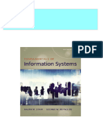 PDF Fundamentals of Information Systems 9th Edition Ralph Stair Download