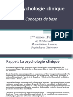 203 Octobre 22 Notions de Base Psycho Clinique