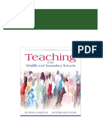 Instant Ebooks Textbook (Ebook PDF) Teaching in The Middle and Secondary Schools 11th Edition Download All Chapters