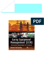 Early Equipment Management (EEM) : Continuous Improvement For Projects 1st Edition Dennis Mccarthy All Chapters Instant Download