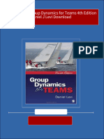 All Chapter Download Test Bank For Group Dynamics For Teams 4th Edition Daniel J Levi Download