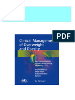 Clinical Management of Overweight and Obesity Recommendations of The Italian Society of Obesity SIO 1st Edition Paolo Sbraccia