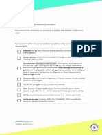 Lista de Documentos Offshore