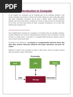 Introduction To Computer