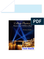 PDF College Physics Reasoning and Relationships 2nd Edition Nicholas Giordano Test Bank Download