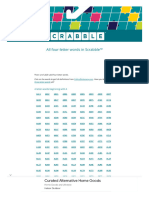 Official Four-Letter Words List - Scrabble & Word Finder - Collins Dictionary