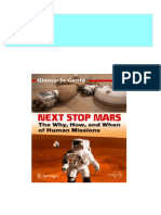 Complete Next Stop Mars The Why How and When of Human Missions 1st Edition Giancarlo Genta (Auth.) PDF For All Chapters