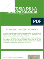 Historia de La Psicopatología