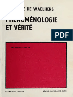 Phénoménologie Et Vérité - Alphonse de Waelhens - 3 - Éd - , Louvain, Belgium, 1969 - Éditions Nauwelaerts - 1150958416 - Anna's Archive