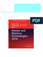 Immediate Download Mobile and Wireless Technologies 2016 1st Edition Kuinam J. Kim Ebooks 2024