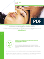 Green Ayurveda Spa Wetherby Brochure