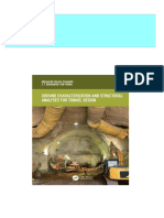 (Ebooks PDF) Download Ground Characterization and Structural Analyses For Tunnel Design 1st Edition Benjamín Celada (Author) Full Chapters