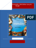 Complete Answer Guide For Test Bank For Personality, 10th Edition Jerry M. Burger