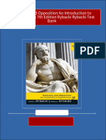 Access Advocacy and Opposition An Introduction To Argumentation 7th Edition Rybacki Rybacki Test Bank All Chapters Immediate PDF Download