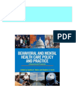 Complete Behavioral and Mental Health Care Policy and Practice A Biopsychosocial Perspective Cynthia Moniz PDF For All Chapters