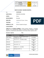 Reglamento de Higiene y Seguridad Industrial