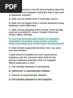 Autonomous Database Exam Questions and Answers