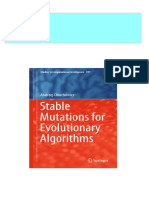 (Ebooks PDF) Download Stable Mutations For Evolutionary Algorithms Andrzej Obuchowicz Full Chapters