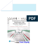 Contemporary Business Mathematics Canadian 11th Edition Hummelbrunner Test Bank 2024 Scribd Download Full Chapters