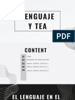 Avance Lenguaje y TEA