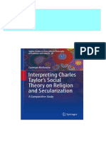 Interpreting Charles Taylor S Social Theory On Religion and Secularization A Comparative Study 1st Edition Germán Mckenzie (Auth.)