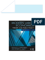 Test Bank For Modern Labor Economics: Theory and Public Policy, 13th Edition, Ronald G. Ehrenberg Robert S. Smith Ronald G. Ehrenberg Robert S. Smith