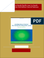 Get Introduction To South Pacific Law 2 e South Pacific Law Series 2nd Edition Care & Paterson PDF Ebook With Full Chapters Now