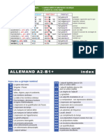 2 Memo Allemand - A2 B1 Index