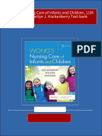 All Chapter Download Wong's Nursing Care of Infants and Children, 11th Edition by Marilyn J. Hockenberry Test Bank