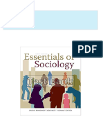 Instant Download For Essentials of Sociology 9th Edition Brinkerhoff Test Bank 2024 Full Chapters in PDF