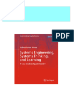 Systems Engineering Systems Thinking and Learning A Case Study in Space Industry 1st Edition Hubert Anton Moser (Auth.)