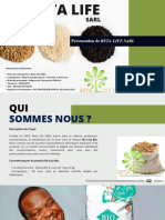 Dossier de Présentation BETA LIFE SARL PDF