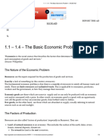 1.1 - 1.4 - The Basic Economic Problem - IGCSE AID