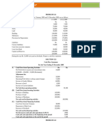 Cash Flow Statement Problems PDF