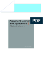 (Ebooks PDF) Download Argument Licensing and Agreement 1st Edition Claire Halpert Full Chapters