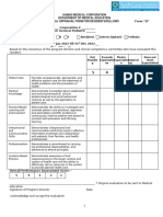 Annual Appraisal Form For Residents Fellows - HR