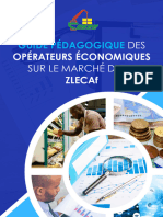 Guide Pédagogique Des Opérateurs Économiques Sur Le Marché de La Zlecaf