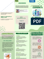 Tríptico Informativo Del Día Del Reciclaje Ilustrado Verde